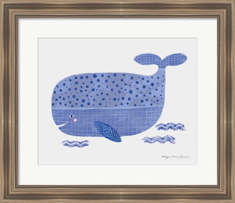 Framed Whale Print