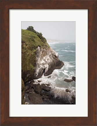 Framed Coastal Fog III Print