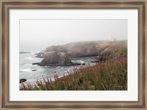 Framed Coastal Fog II Print