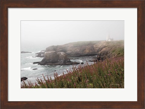 Framed Coastal Fog II Print