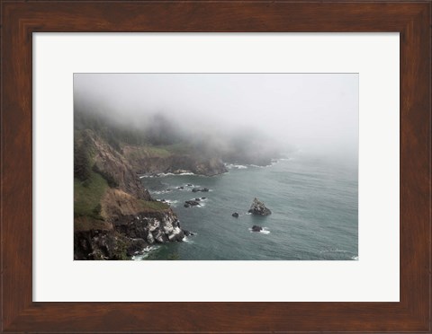 Framed Coastal Fog I Print