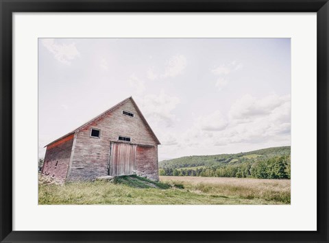 Framed Barn With a View Print