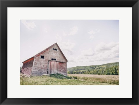 Framed Barn With a View Print