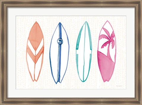 Framed Laguna Surfboards I Print