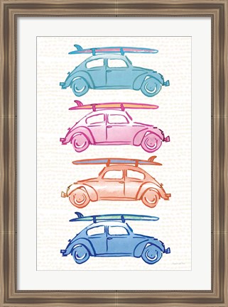 Framed Laguna Cars Print