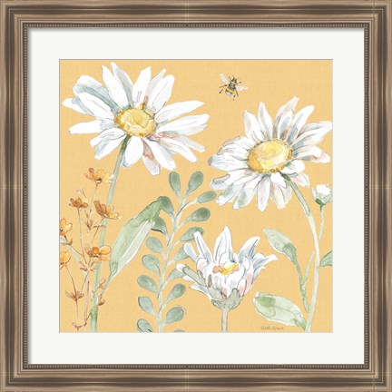 Framed Daisy Days VIII Print