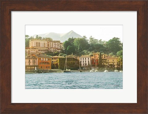 Framed Lake Como Morning Print