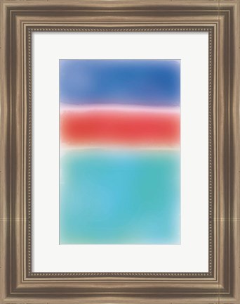 Framed Ombre I Print