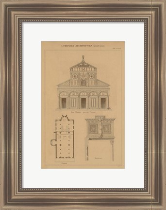 Framed Architecture of Italy Print