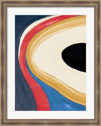 Framed In the Groove II Retro Print