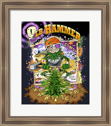 Framed 9LB Hammer Print