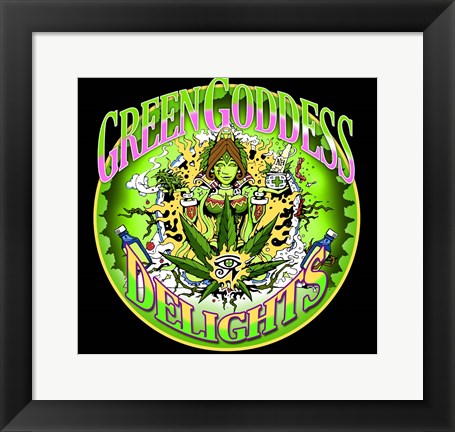 Framed Green Goddess Delights Print