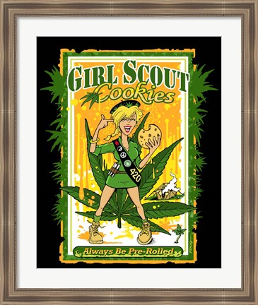 Framed Girl Scout Cookie Print