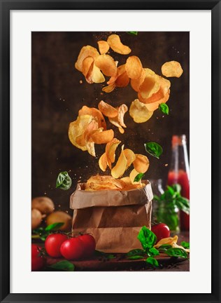Framed Comfort Food For Stormy Weather Print