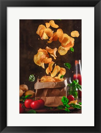 Framed Comfort Food For Stormy Weather Print