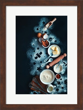 Framed Baking For Stargazers Print