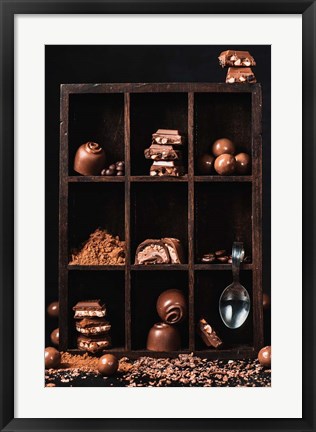 Framed Chocolate Collection Print