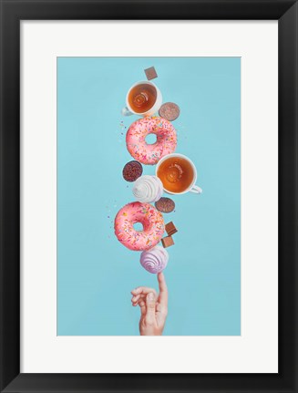 Framed Weekend Donuts Print