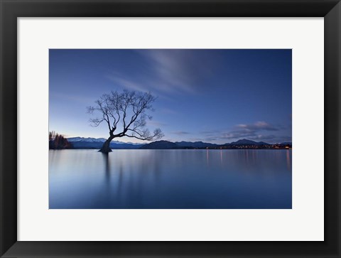 Framed Wanaka Twilight Print