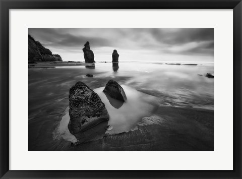 Framed Three Sisters Beach Print