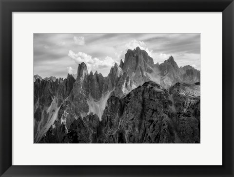 Framed Peaks Print