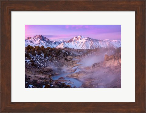 Framed Hot Creek Print