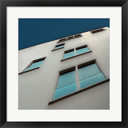 Framed Ten Little Windows II Print