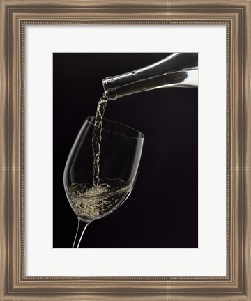 Framed Wine Pour 2 Print