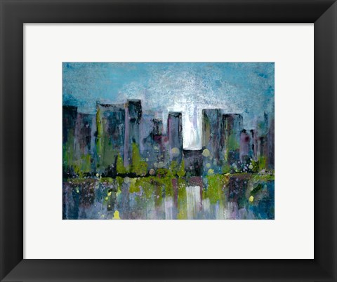 Framed City Nights 2 Print