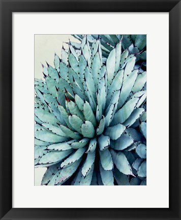 Framed Crushing Green II Print