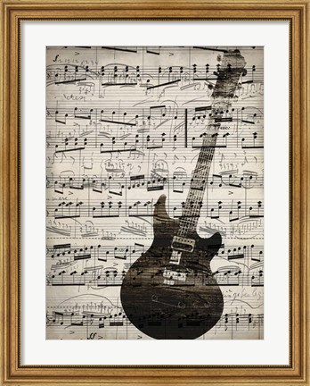 Framed Music Sheets 3 Print