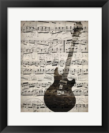 Framed Music Sheets 3 Print