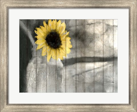 Framed Pop Of Yellow Print