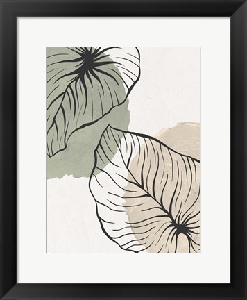 Framed Palm Organics 1 Print