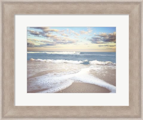 Framed Splitting Waves Print