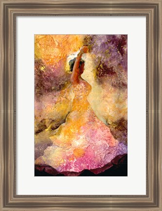 Framed Flourished Dancer 1 Print