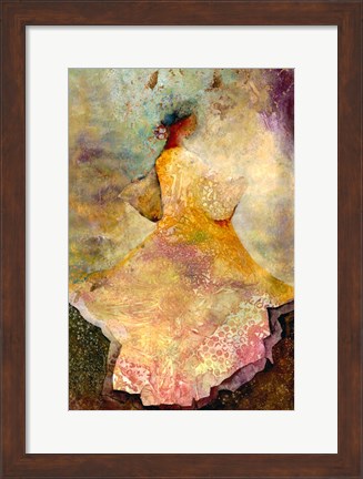 Framed Flourished Dancer 2 Print