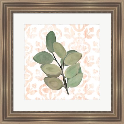 Framed Pattern Branch 1 Print