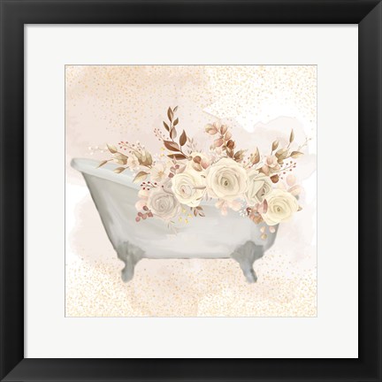 Framed Wash Soak Relax 2 Fall Print