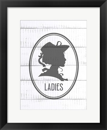 Framed Ladies and Gents 1 Print