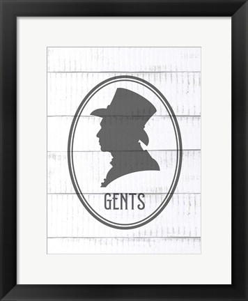 Framed Ladies and Gents 2 Print