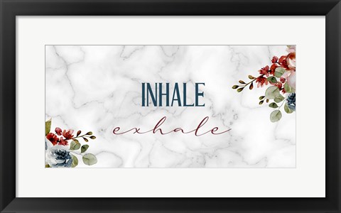 Framed Marble Bath 5 Print