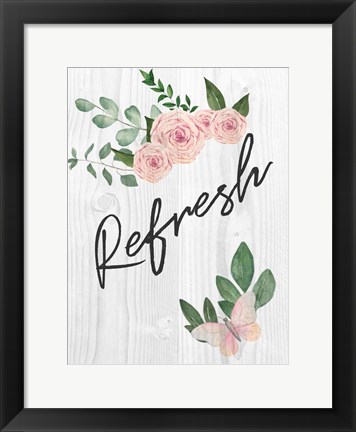 Framed Refresh Florals 1 Print