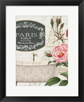 Framed Salle De Bains 1 Print