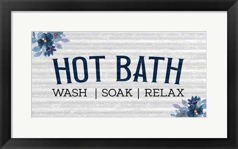 Framed Hot Bath Print