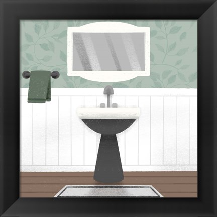 Framed Natures Restroom 2 Print