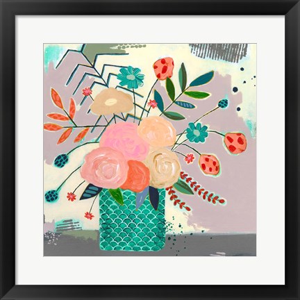 Framed Wild Pickins Floral Print