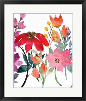 Framed Wildflowers 2 Print