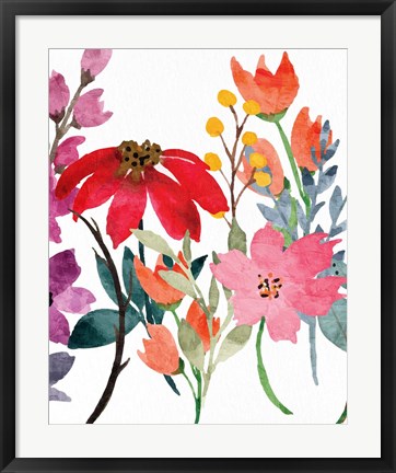 Framed Wildflowers 2 Print