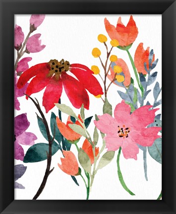 Framed Wildflowers 2 Print